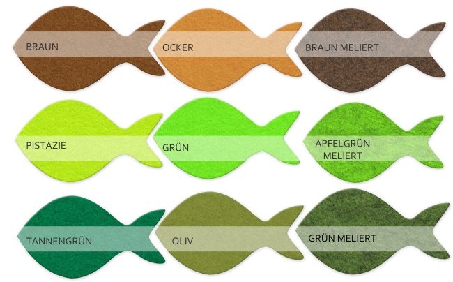 Filzfisch-doppelidee